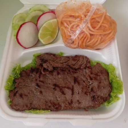 orden de picaña! con ensalada