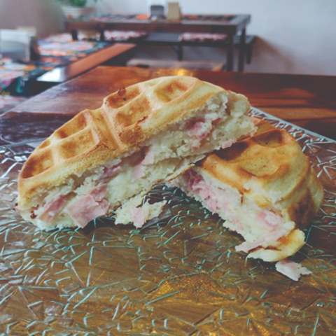 W Relleno Jamón y Queso