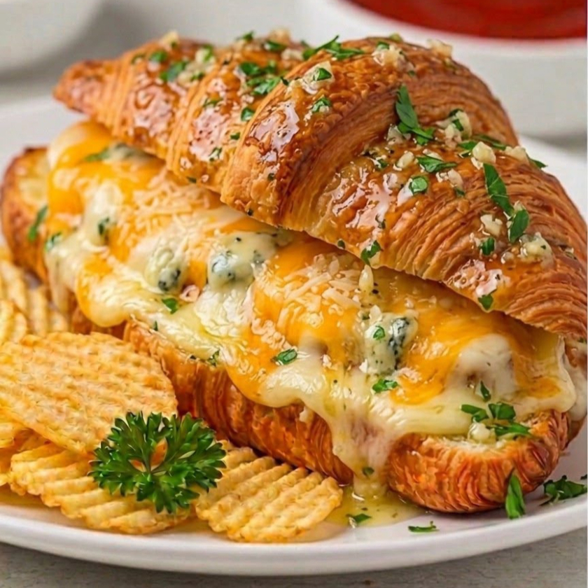 4 Cheese & Garlic Croissant