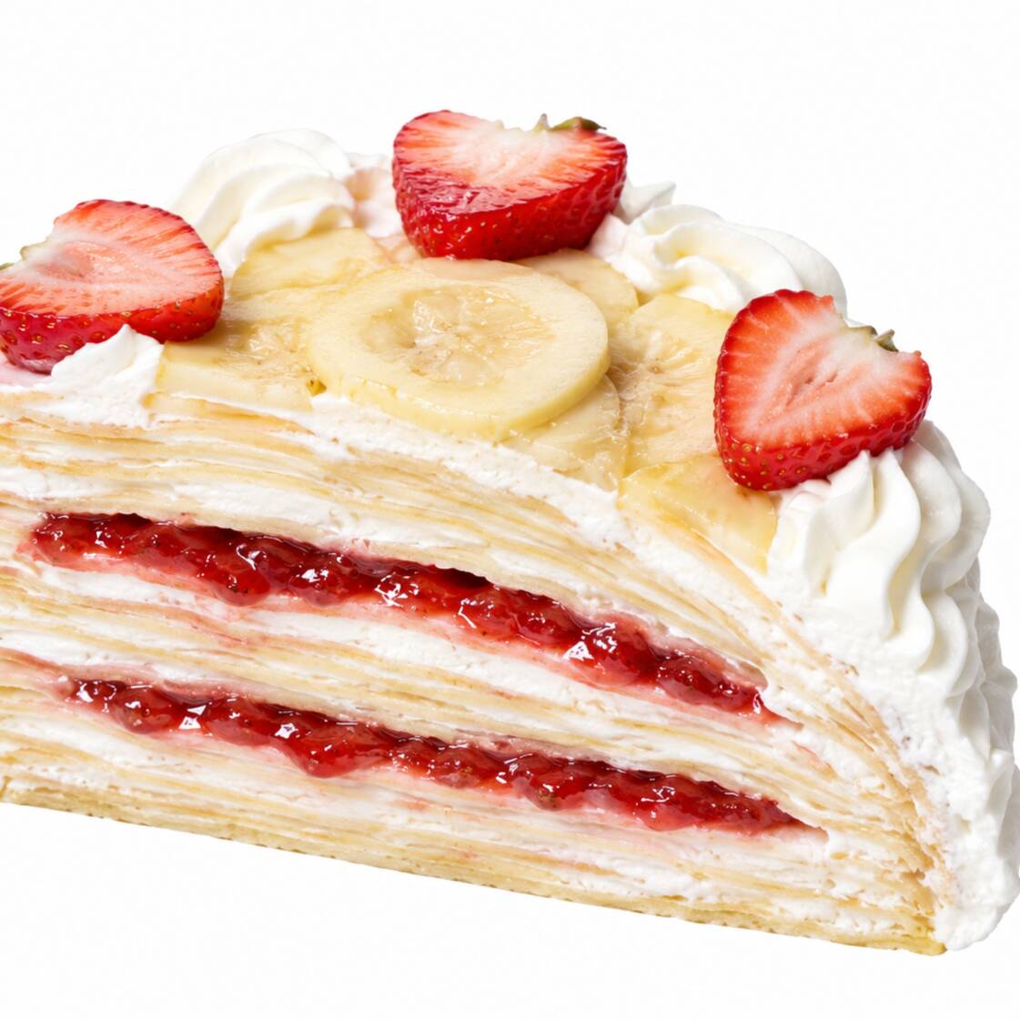Pastel de Crepas Fresa & Guayaba