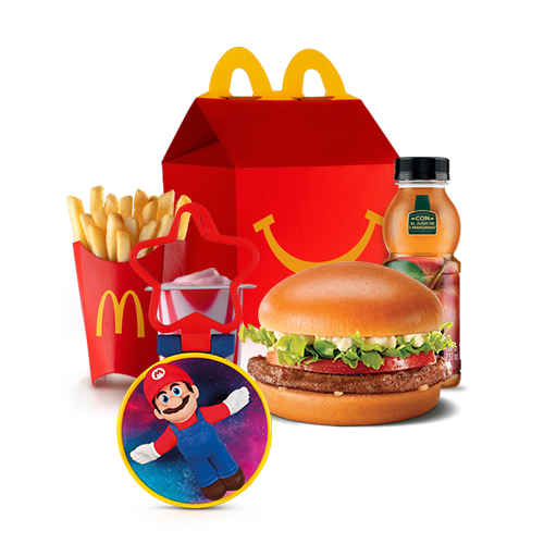 Cajita Feliz Hamburguesa Lechuga Tomate