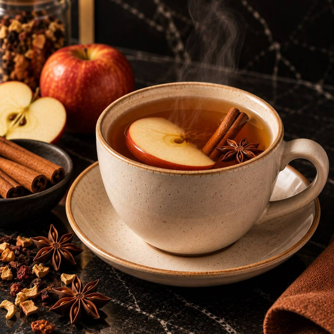 Té caliente manzana-canela 500 ml