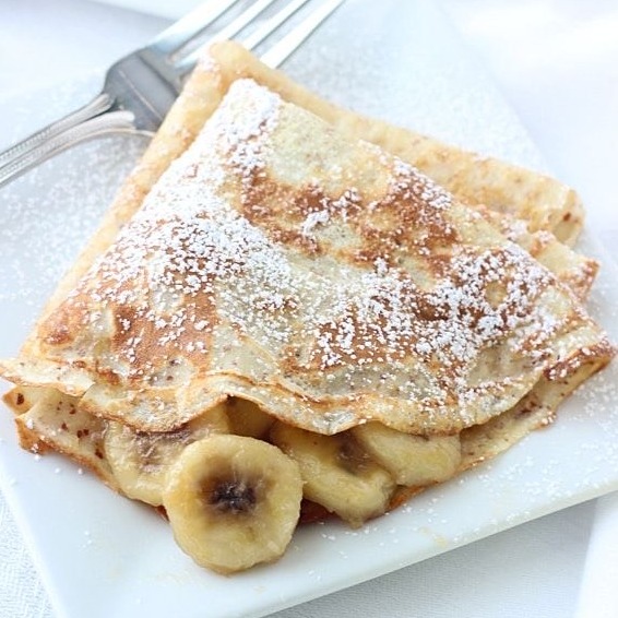 Crepa de lechera y platano.