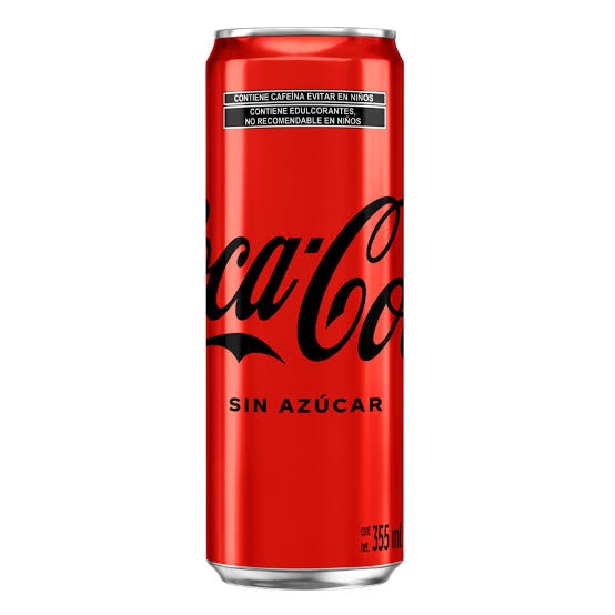 COCA COLA SIN AZUCAR 355ML LATA