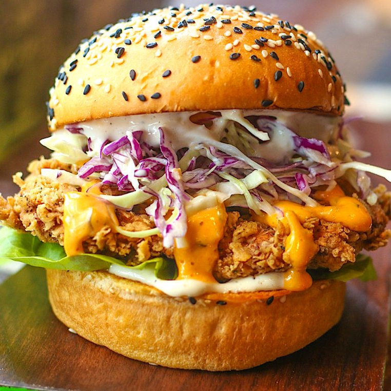 Hamburguesa De Pollo Crujiente G.