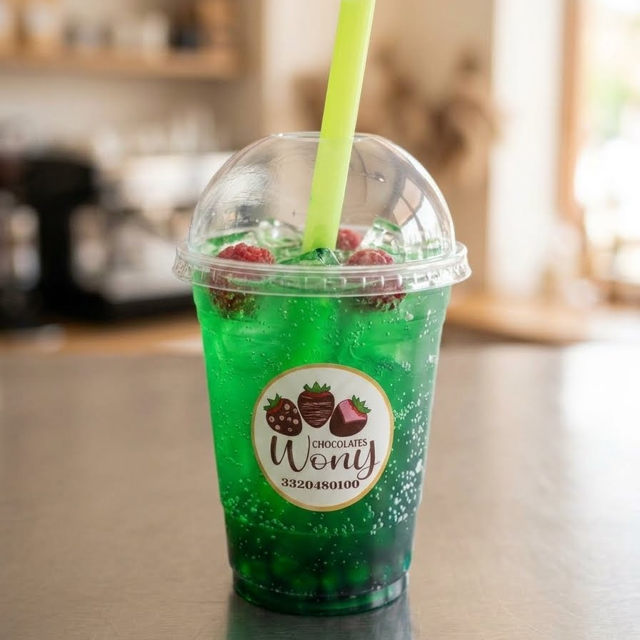Bebida italiana de Manzana verde