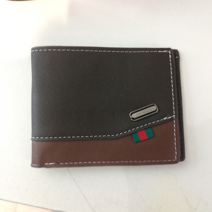 Cartera de Cuero con Compartimientos para Monedas