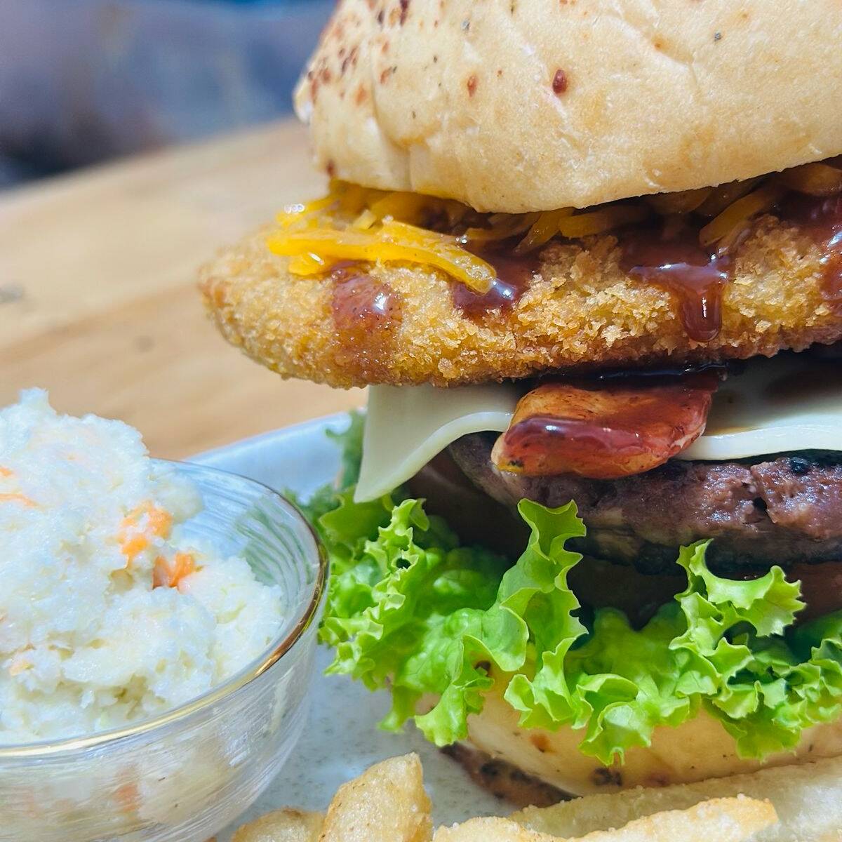 HAMBURGUESA MIXTA