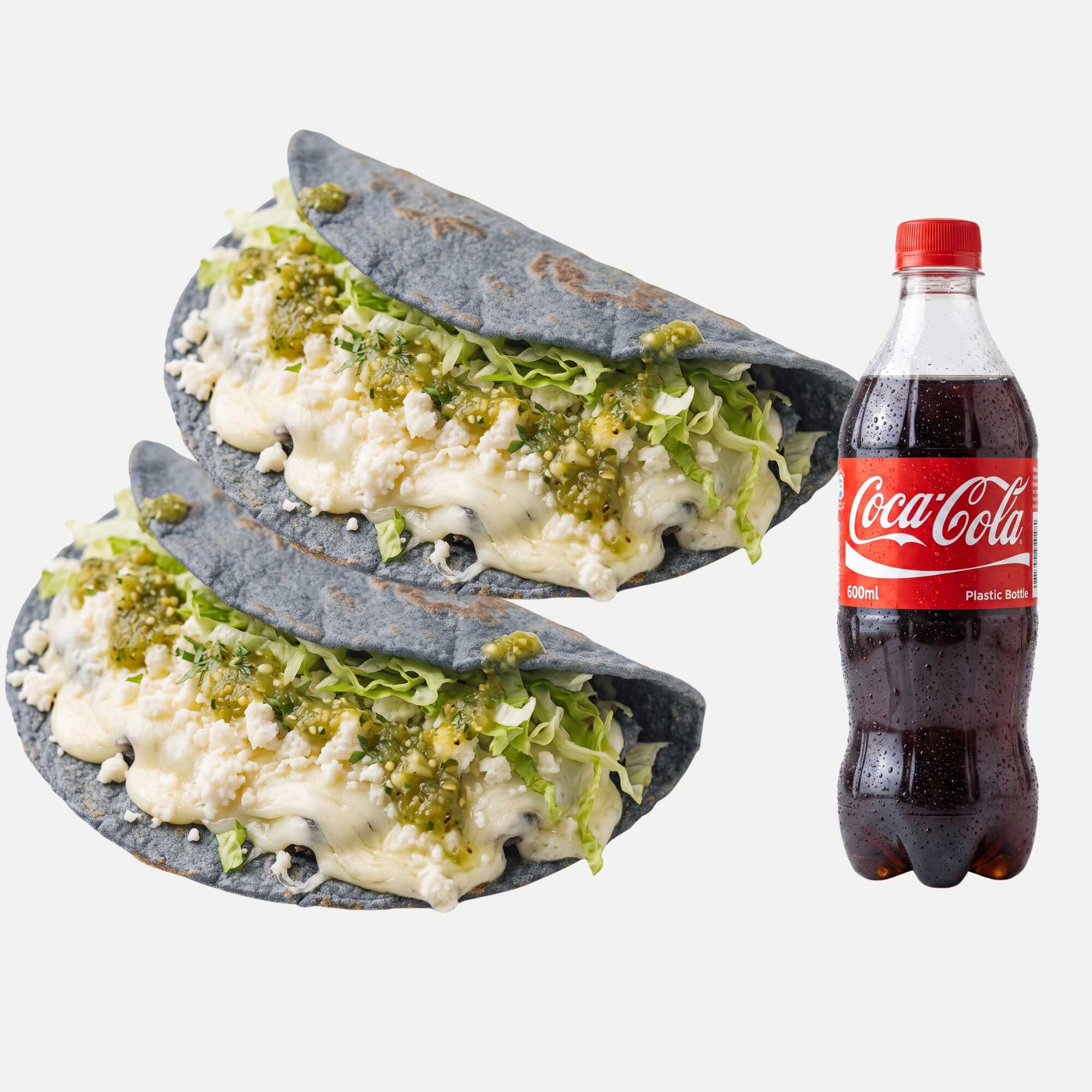 Dos Quesadillas de Queso + Cocacola