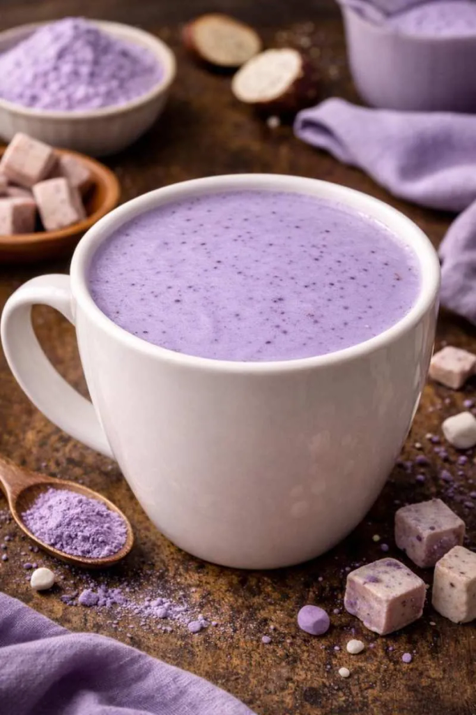 Taro latte