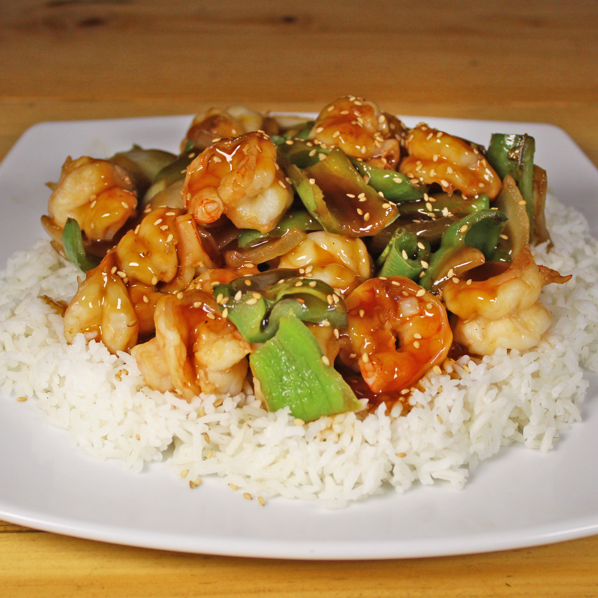 Teriyaki Camarón Grande