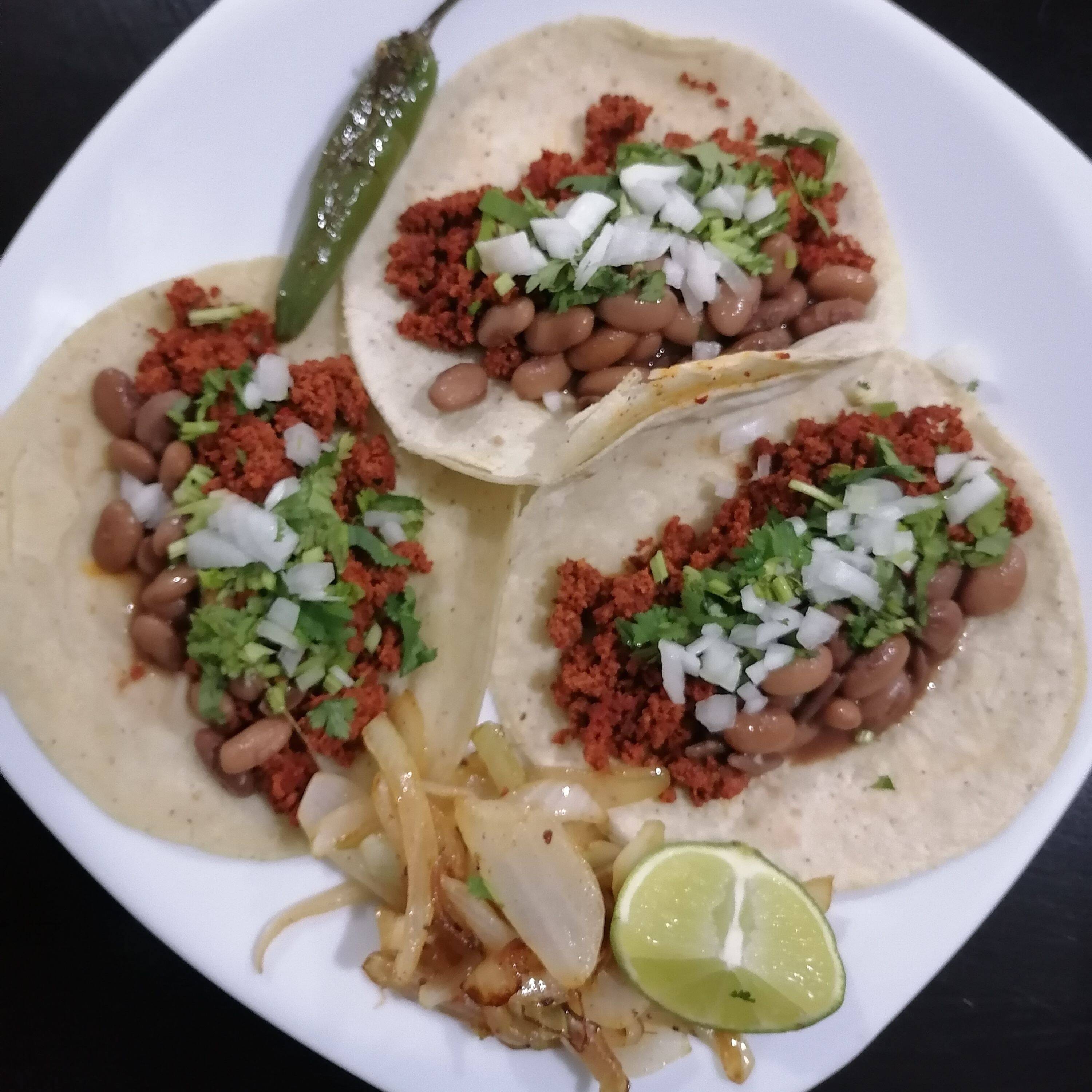 Taco de Chorizo