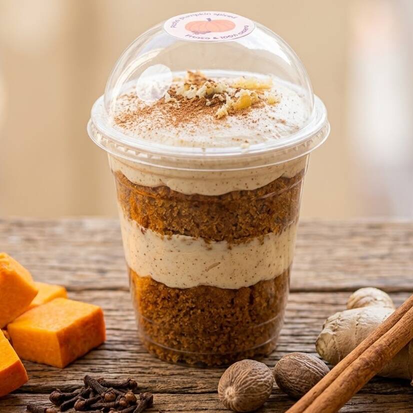 Pastel Pumpkin Spiced con Betun de Mantequilla