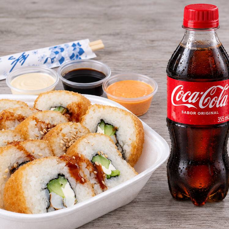 Combo California + Coca Cola