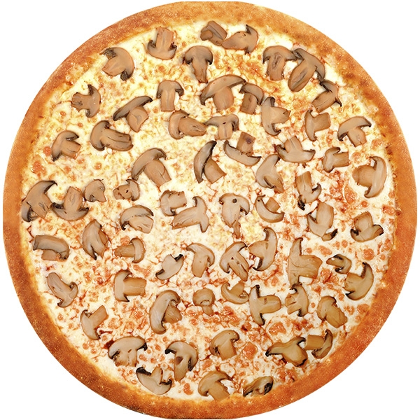 Pizza de Champiñones con Orilla de Queso