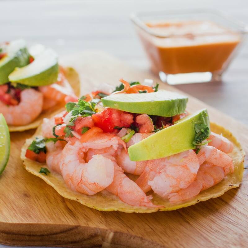 Tostada de Camarón