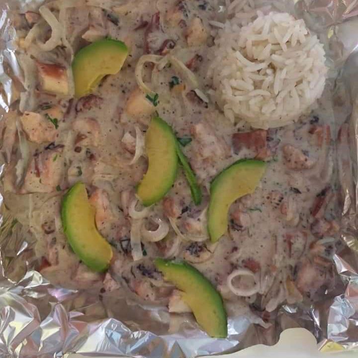 Pulpo a la Crema de Ajo