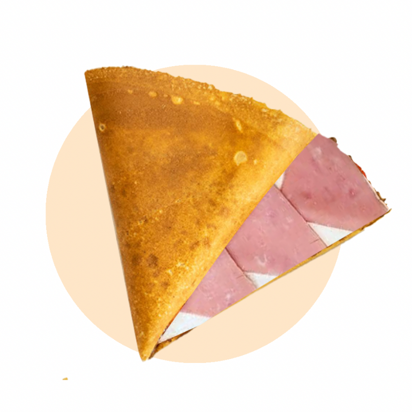 Crepa Jamón con Philadelphia