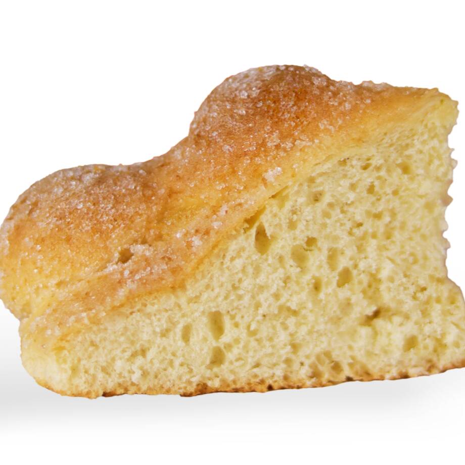 Rebanada de Pan de Muerto Tradicional