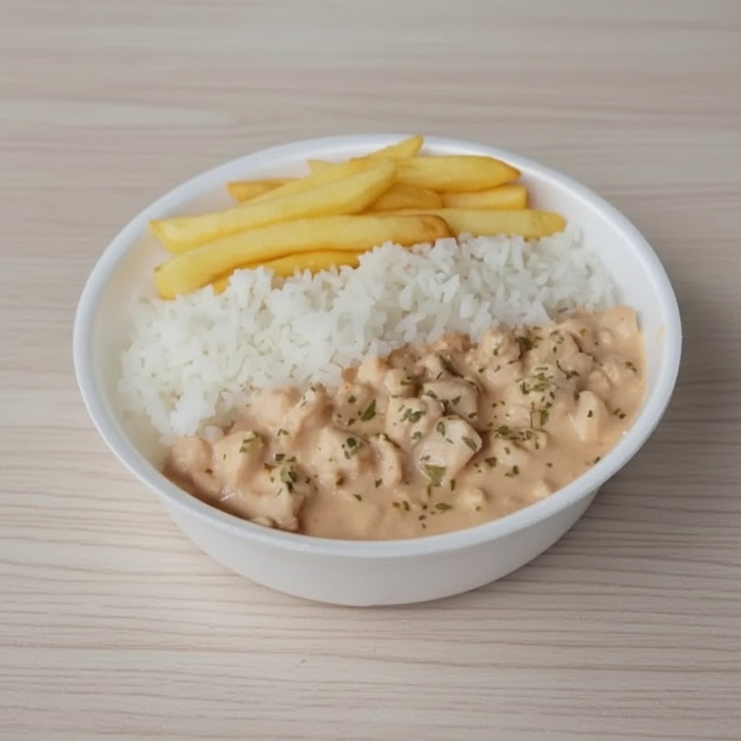 STROGONOFF DE FRANGO CREMOSO – SEGUNDA MARMITA POR 19,99