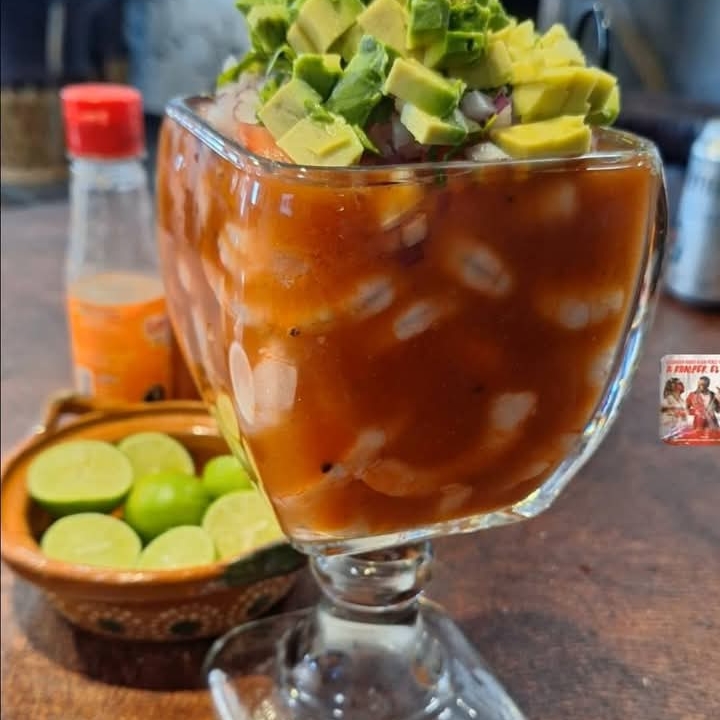 Coktel de Camarones Vaso de 20 Onz,