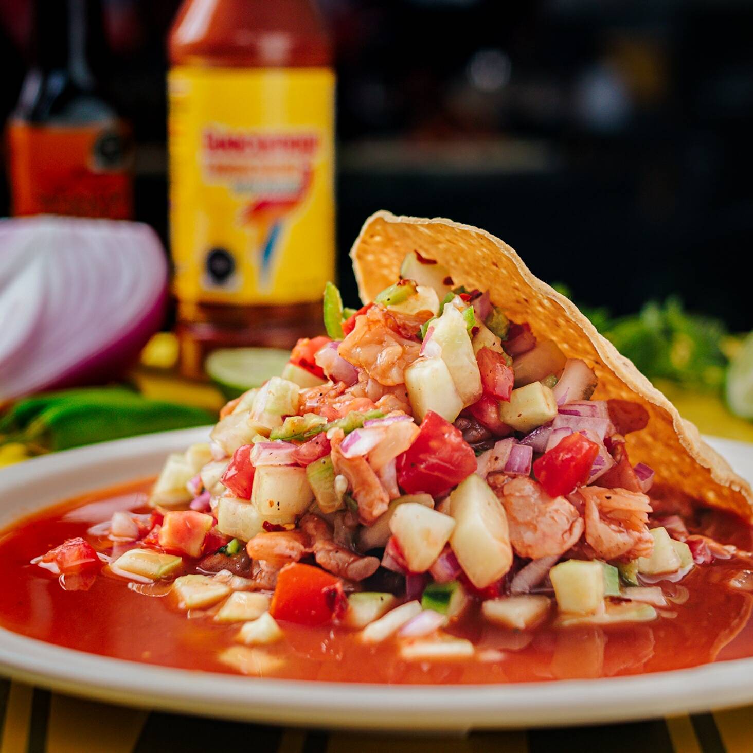 Tostada Ceviche Culichi