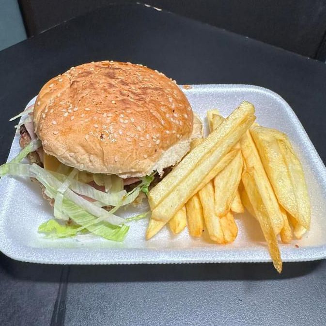 Hamburguesa con Papas