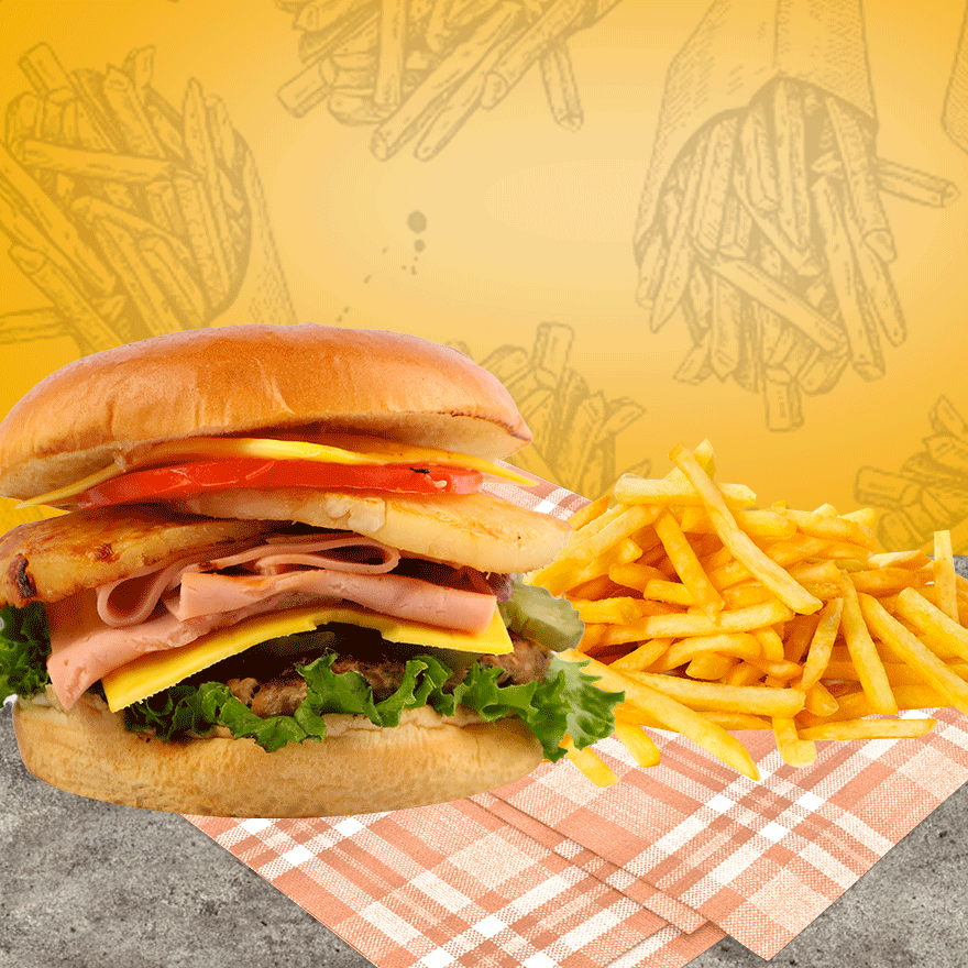 Hamburguesa Hawaiana C