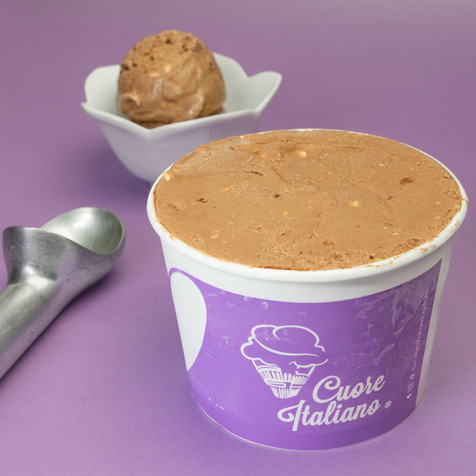 Helado de Ferrero (gelato) 1/2 Lt.