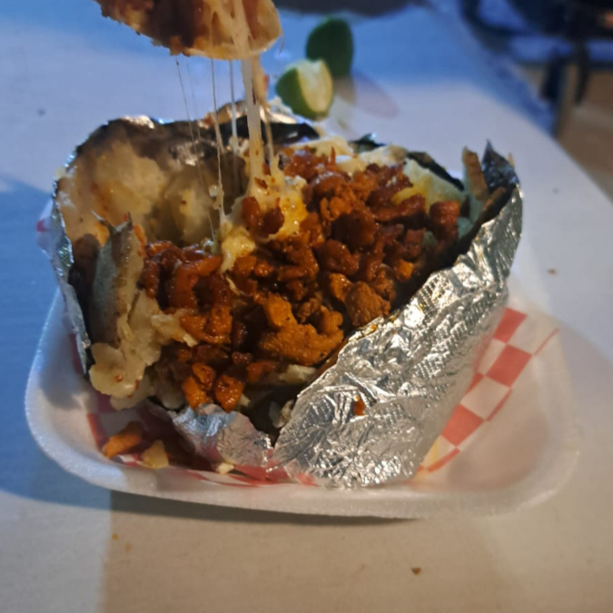 Papa Asada de Pastor