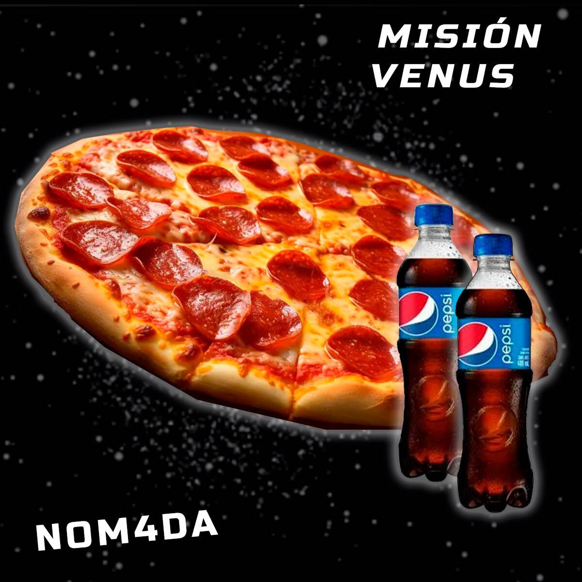 COMBO VENUS / M-27 (Pepperoni) + 2 Refrescos