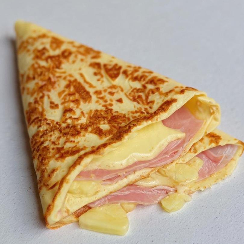 Crepa de jamón y queso