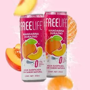 Freelife Sabor Mandarina/durazno 1 Pz Bebida Gasif