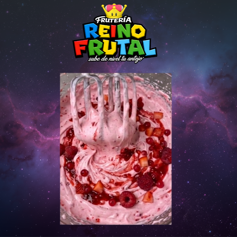 Crema de frutos rojos