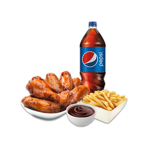 Paquete Full 12 Alitas + Bebida 2.5L Gaseosa