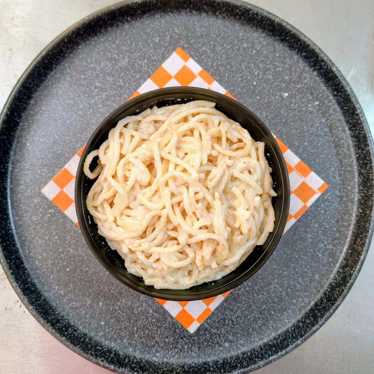 Spaguetti a la Crema