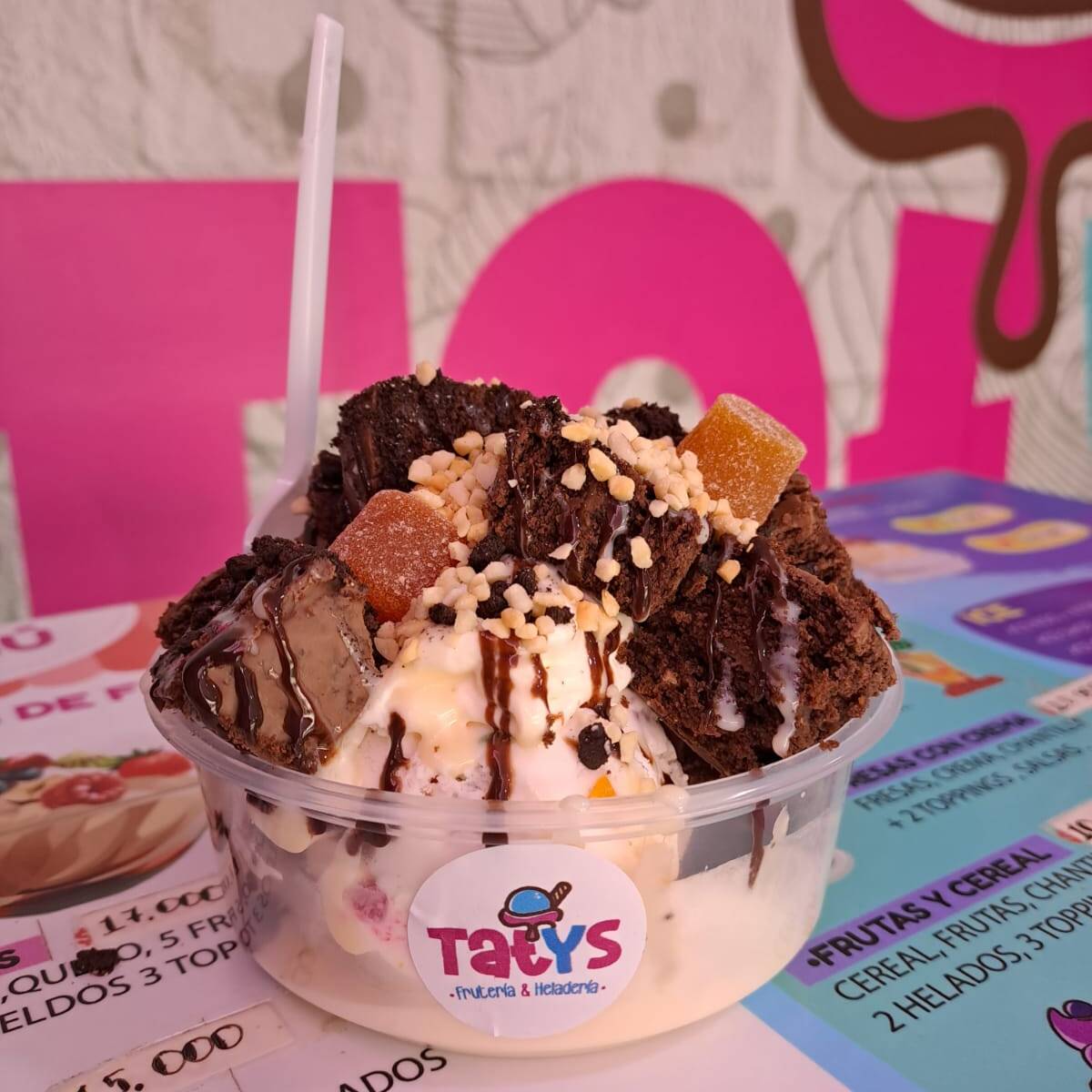 Brawnie con Helado