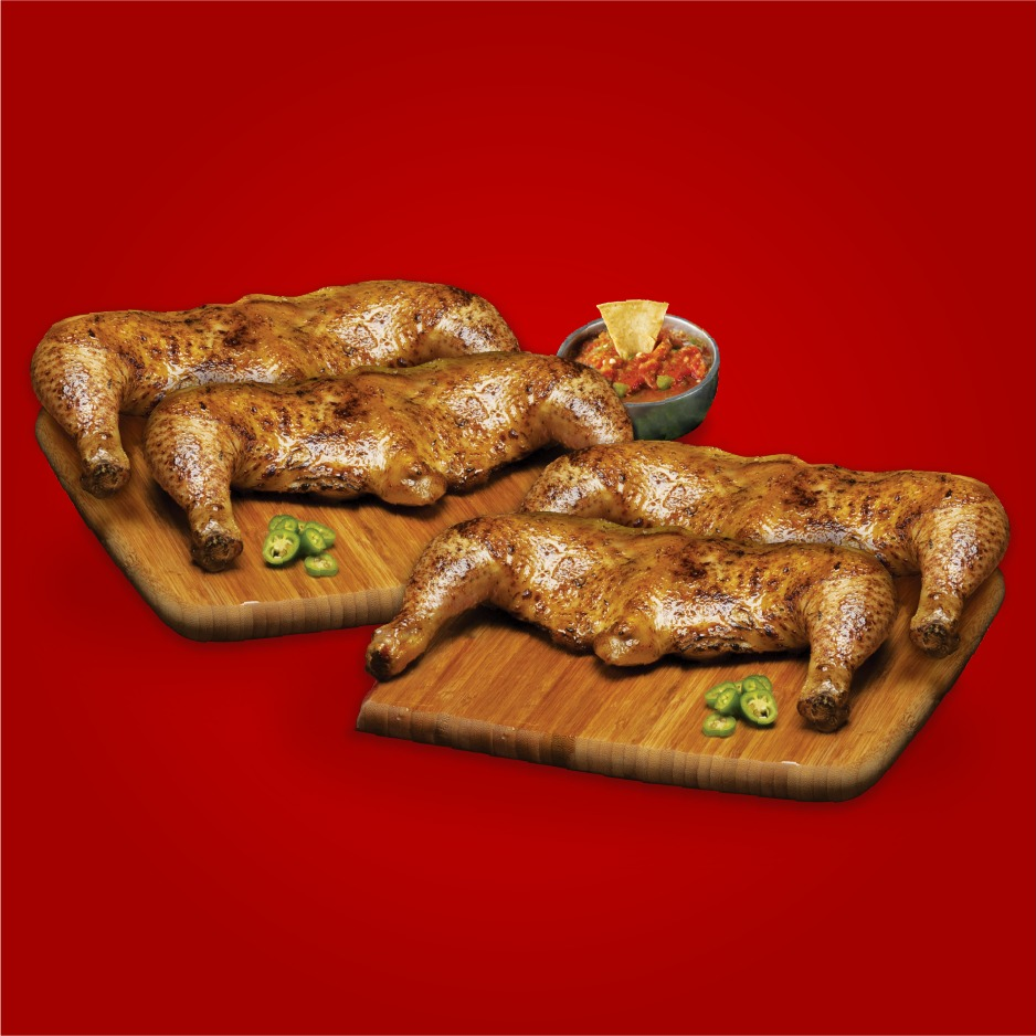 PKT Ahorres 4 Medios Pollos Pierna/Muslo