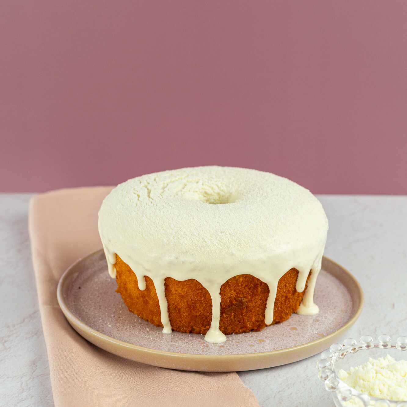 Massa fofinha, cheinha de sabor.
Serve até 8 fatias.