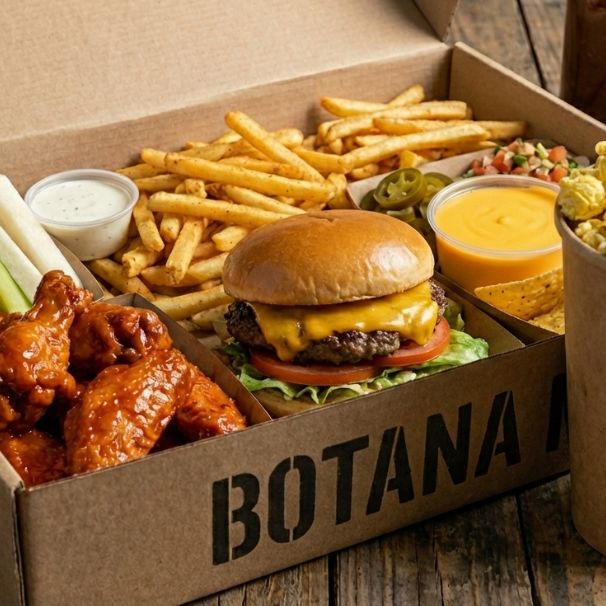 combo burguer con alas