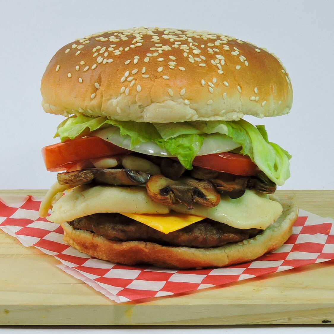 Hamburguesa Champiñones Chica