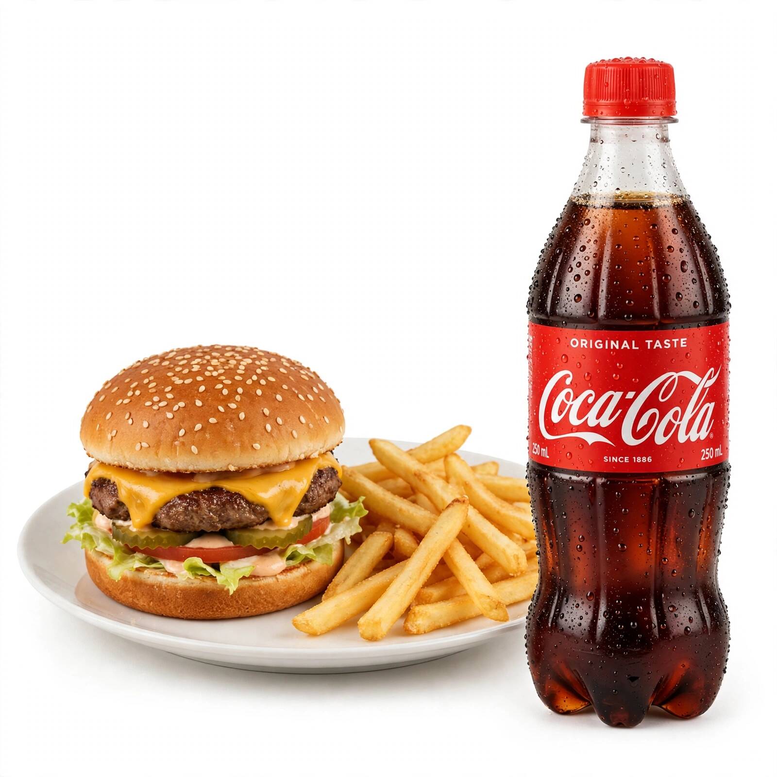 Combo JR (Hamburguesa+Coca Cola 250 Ml)