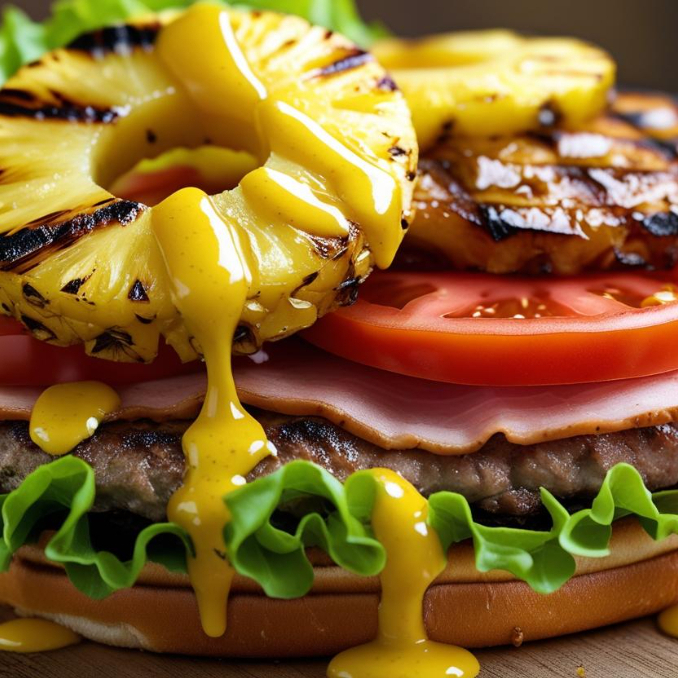 Hamburguesa Hawaiana