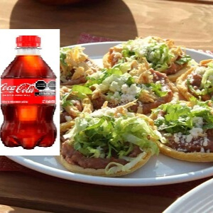 3 Sopes + Refresco 355ml