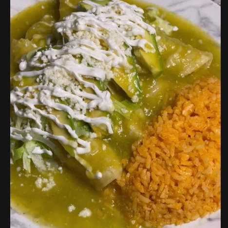 Comida Completa Enchiladas Verdes