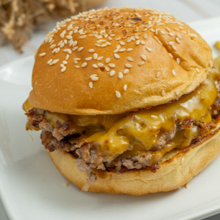 Hamburguesa + Papas Fritas