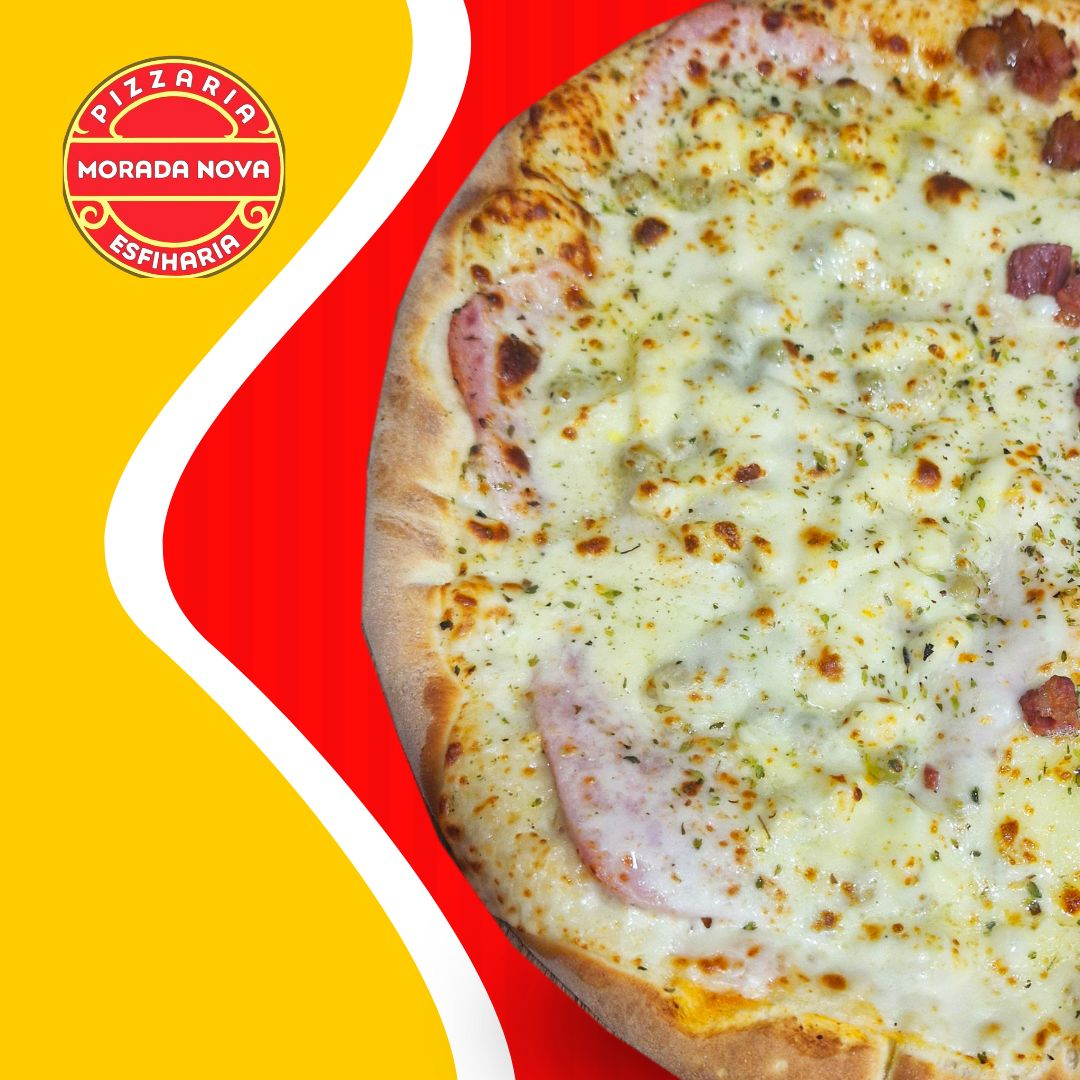 Presunto, ervilha, ovos e mussarela