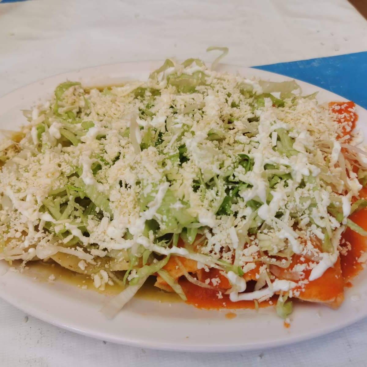 Enchiladas Rojas y Verdes