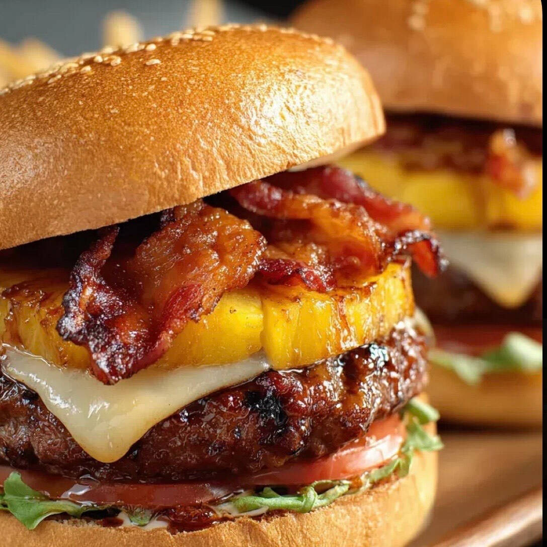 Hamburguesa Hawaiana