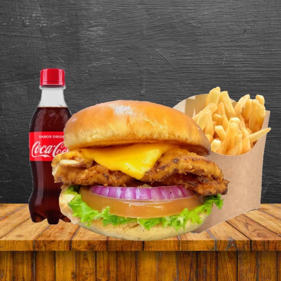 COMBO POLLO CHEESEBURGER